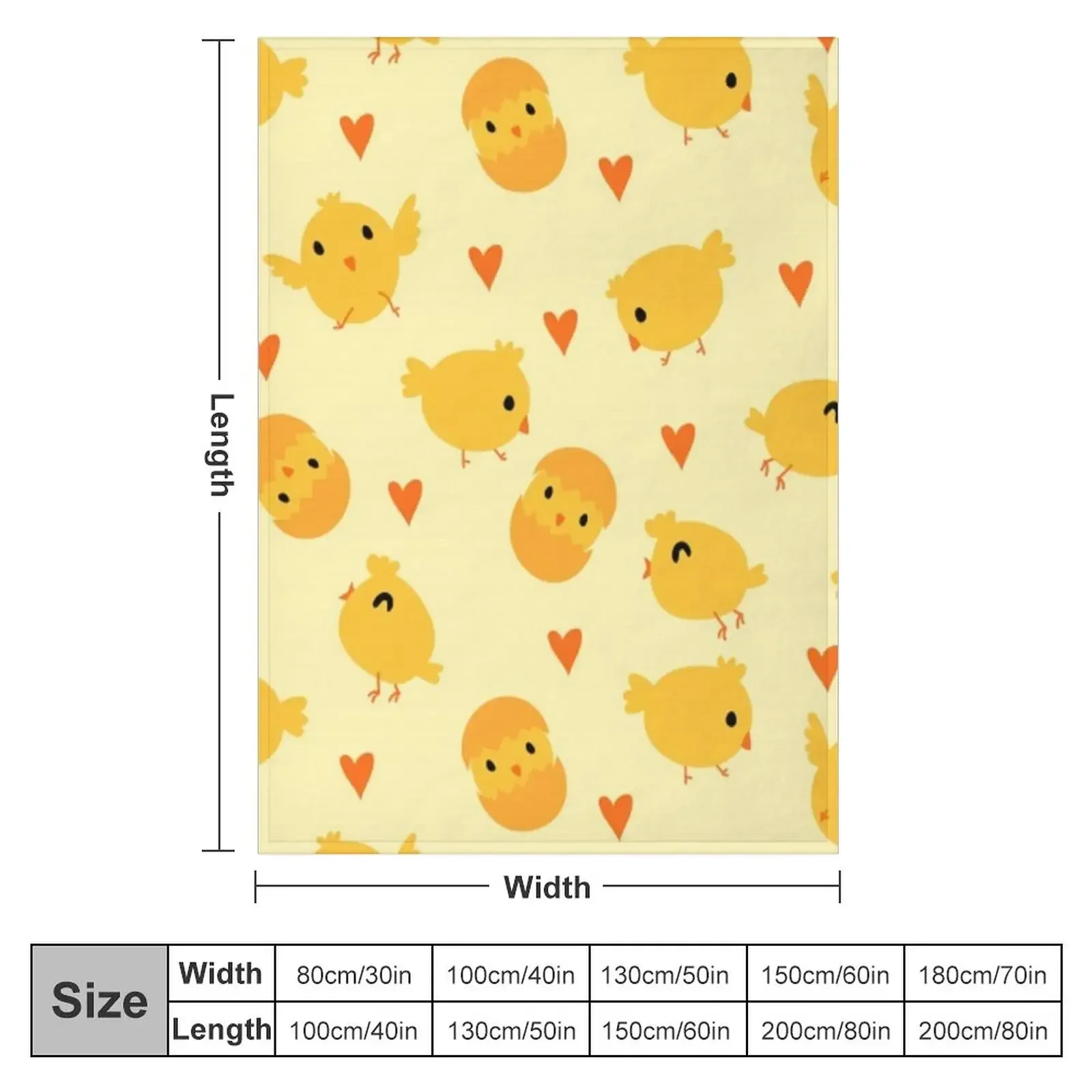 Cute Baby Chicks Throw Blanket Picnic cosplay anime Blankets