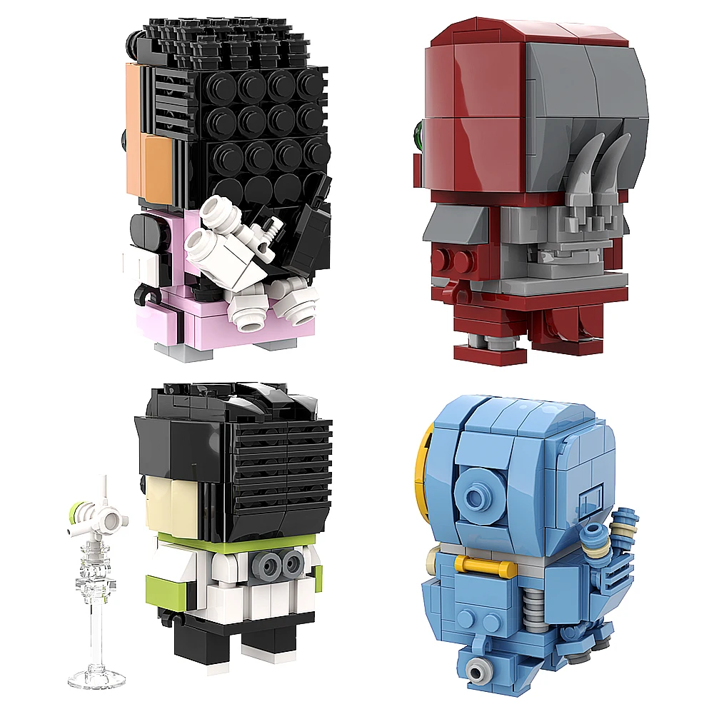 Moc Apex Legends Bangalore Crypto Brickheadz Building Blocks Battle Royale Game DIY Model Figure Bricks Sets Gift Toy Kids Adult