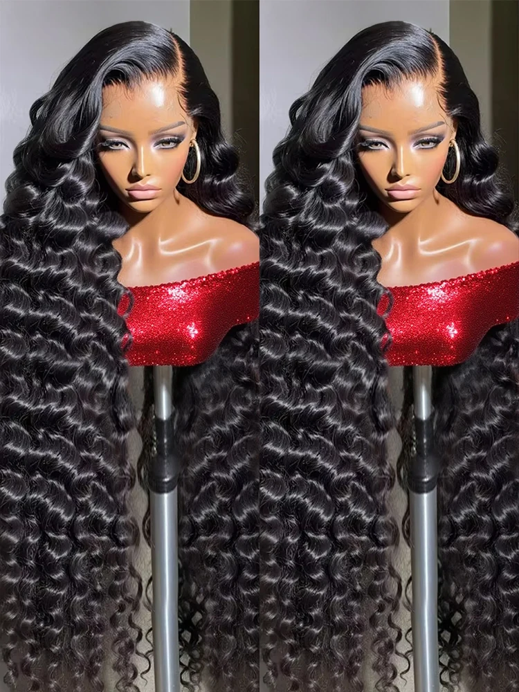 المياه موجة عميقة الباروكات الأمامية 13x6 HD الدانتيل الجبهة خصلات الشعر المستعار الإنسان فضفاض موجة طبيعية 13x4 360 كامل مجعد الباروكات شعر الإنسان للنساء