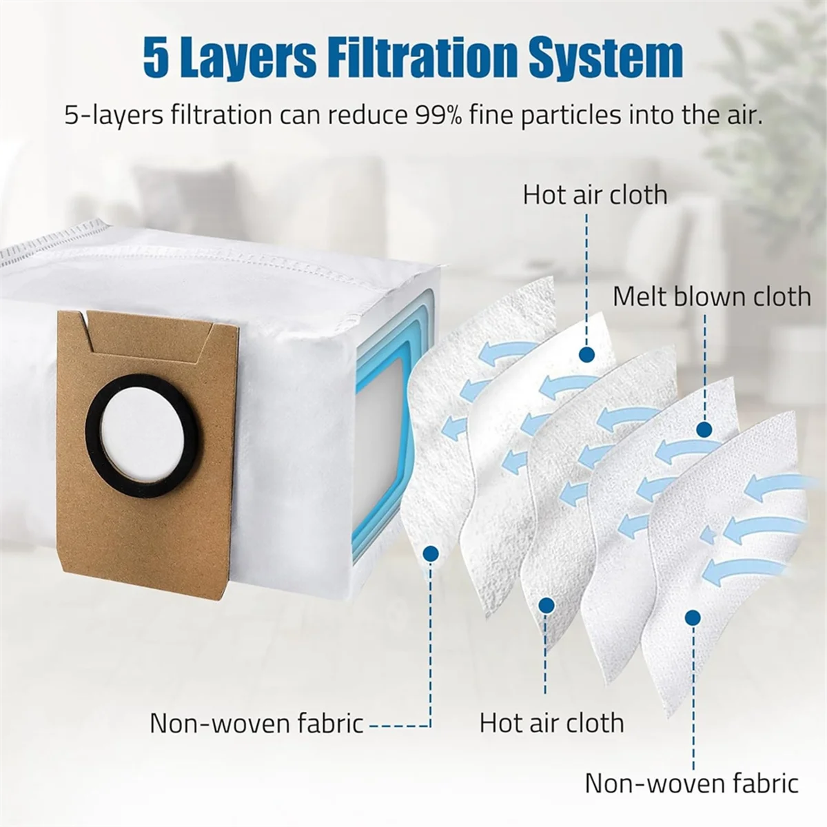 For Deebot X1 Omni Turbo Vacuum Cleaner Accessories Main Side Brush HEPA Filter Mop Cloth Dust Bag Parts