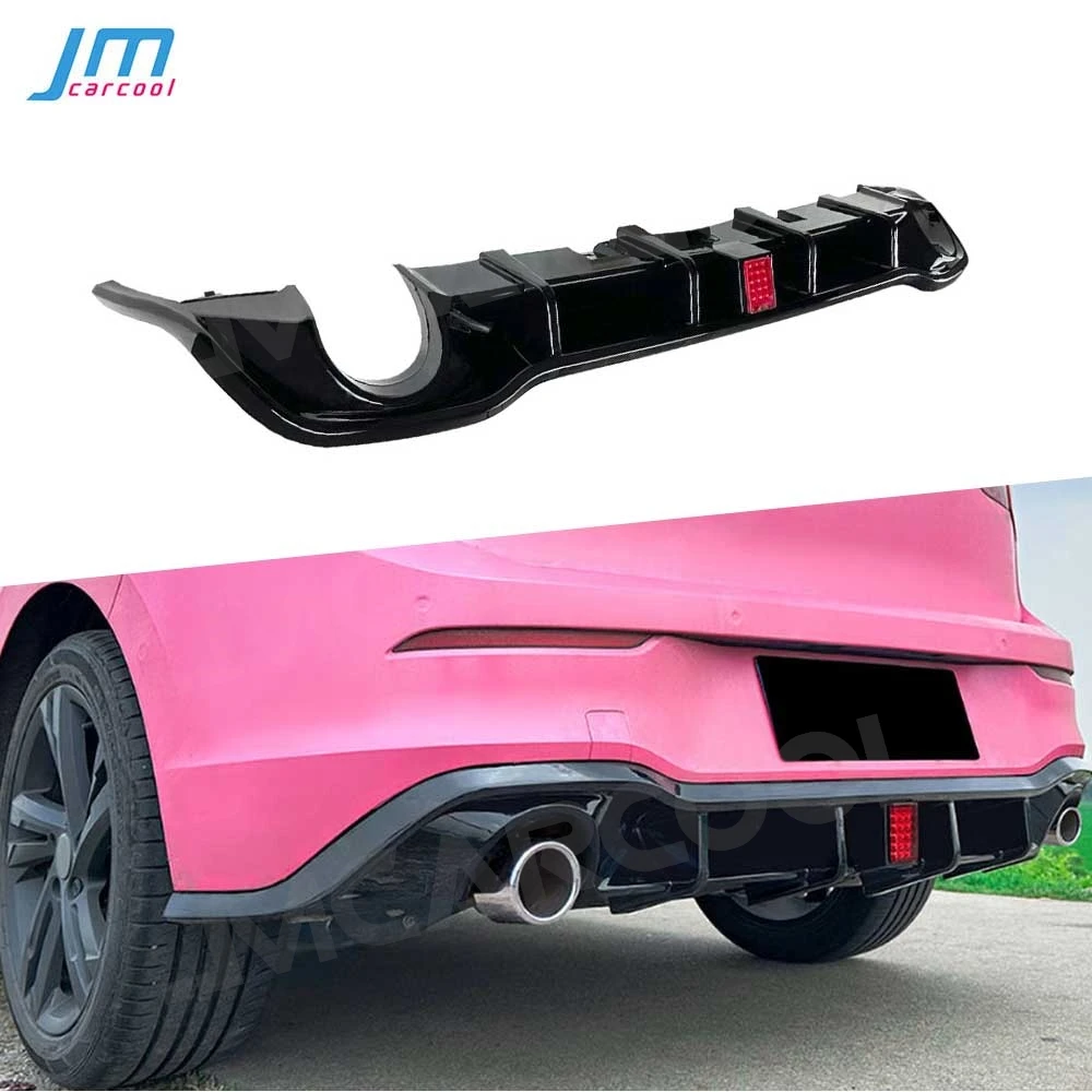 

ABS Gloss Black Car Rear Bumper Lip Diffuser Spoiler Body Kits For Volkswagen Golf 8 MK8 Rline GTI 2020 2021 2022 2023