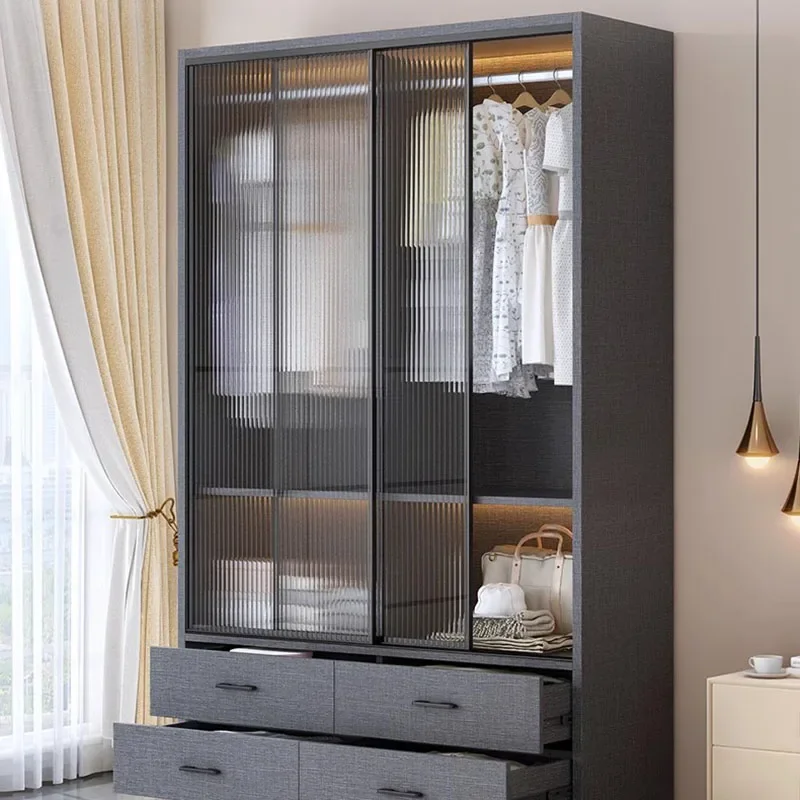 Minimalism Organizer Wardrobe Partitions Closet Clothing Rack Wardrobe Space Saving Armoires De Vetement Postmodern Furniture