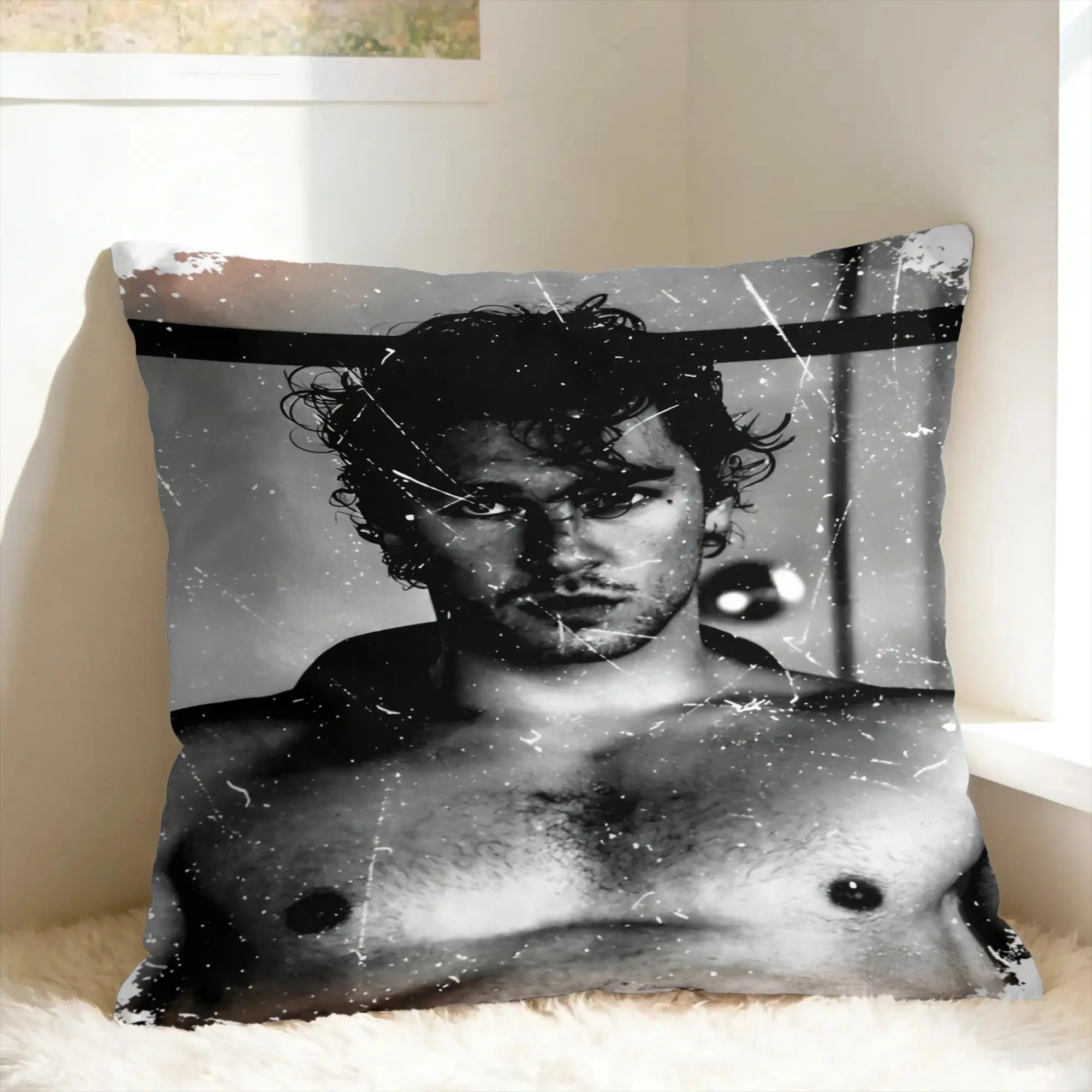 2026 New Campus Briar Garrett Graham 44 Pillowcases  Retro Trendy Pillow Case For Couch Sofa Bedroom Comfy Pillow Cover