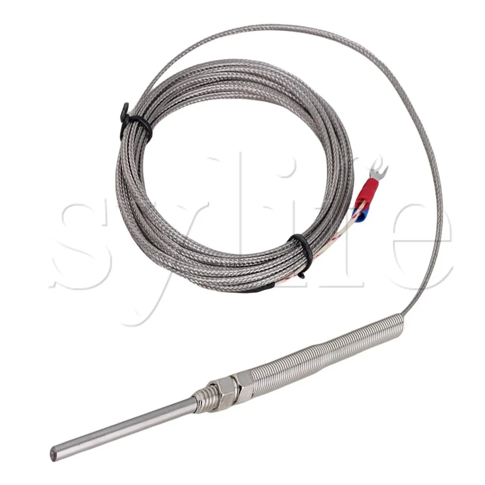 Generic New 3 Meter High Temperature -100~1250 C Thermocouple K Type 50mm Probe Sensors