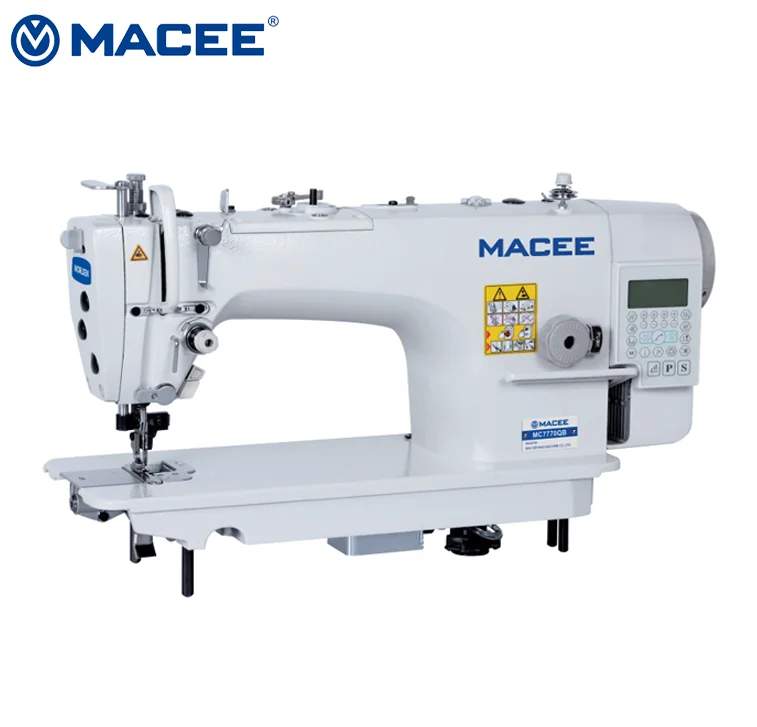 MC 7770-D3 Manual New Direct Drive High Speed Single Needle Flat-Bed Lock Stitch Industrial Sewing Machine Motor Side Cutter