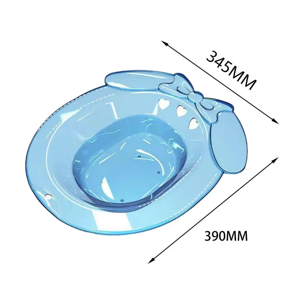 Sitz Bath for Toilet Seat Durable Wash Basin for Shower Room Travel Restroom