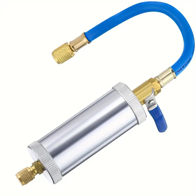 

R134A Automotive Air Conditioning Refrigerant Oil Refill Cylinder Refrigeration Oil Replenishment Tool Refilling Device Refrigeration Air Conditioning Oil Refrigerant Oil Refill Cylinder Refrigerant Oil Filler