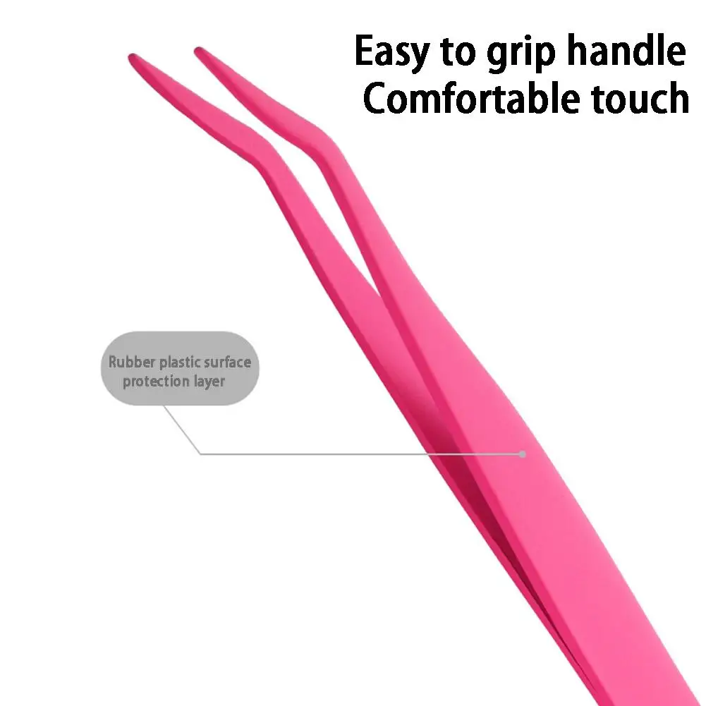 1 szt. Pęseta do sztucznych rzęs Aplikator do sztucznych rzęs Stalowa zalotka do przedłużania rzęs Szczypczyk Klips Narzędzia do makijażu