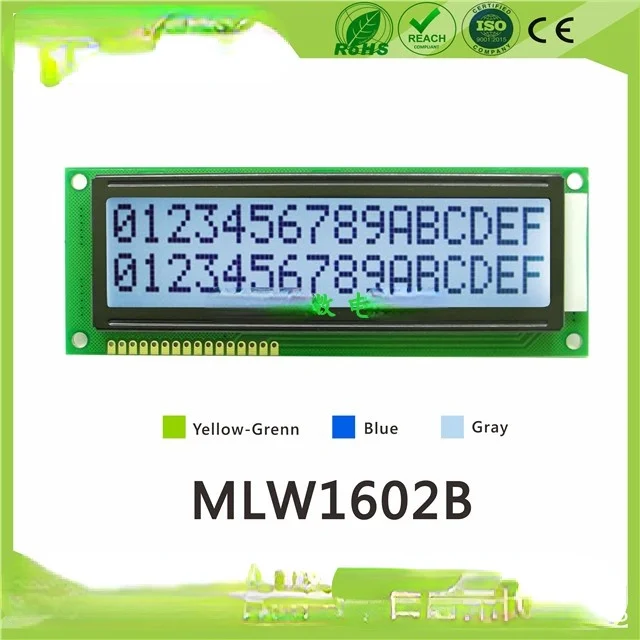 LCD 1602 Large-size LCD Screen Module 1602 Character LCD Module 16X2 Parallel Port Screen 1602B