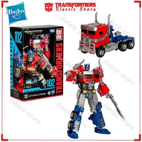 Jouets Transformers classiques, série Studio, classe de Voyage SS-102, Optimus Prime Cybertron Autobots, figurines d'action à collectionner, en Stock