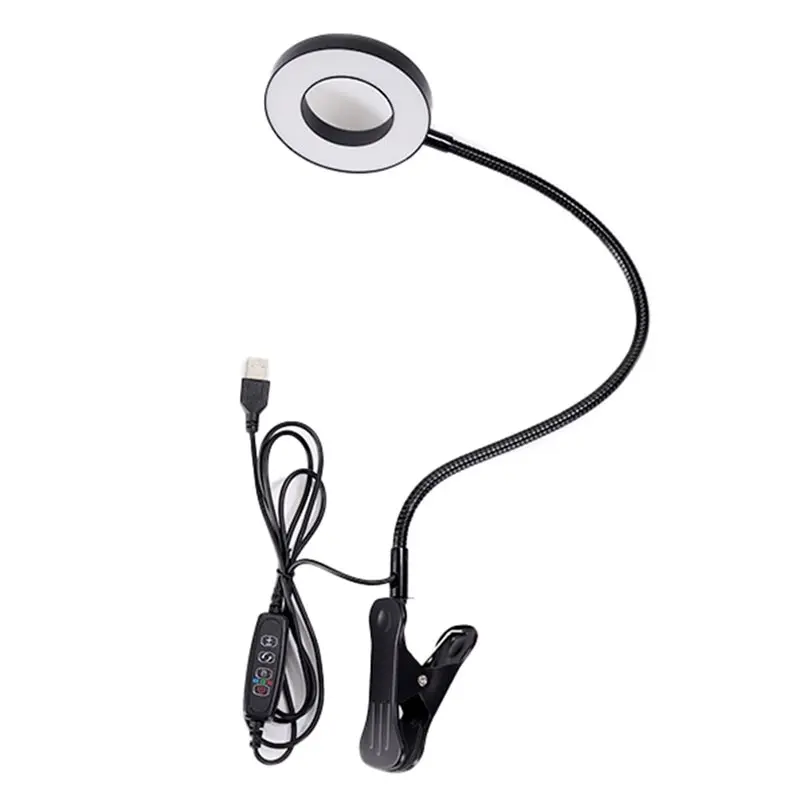 

B45CLXY Full-Spectrum 3-Color Plant Lamp Flowerpot Clip Mini USB Timing Dimming Switchable Plant Light