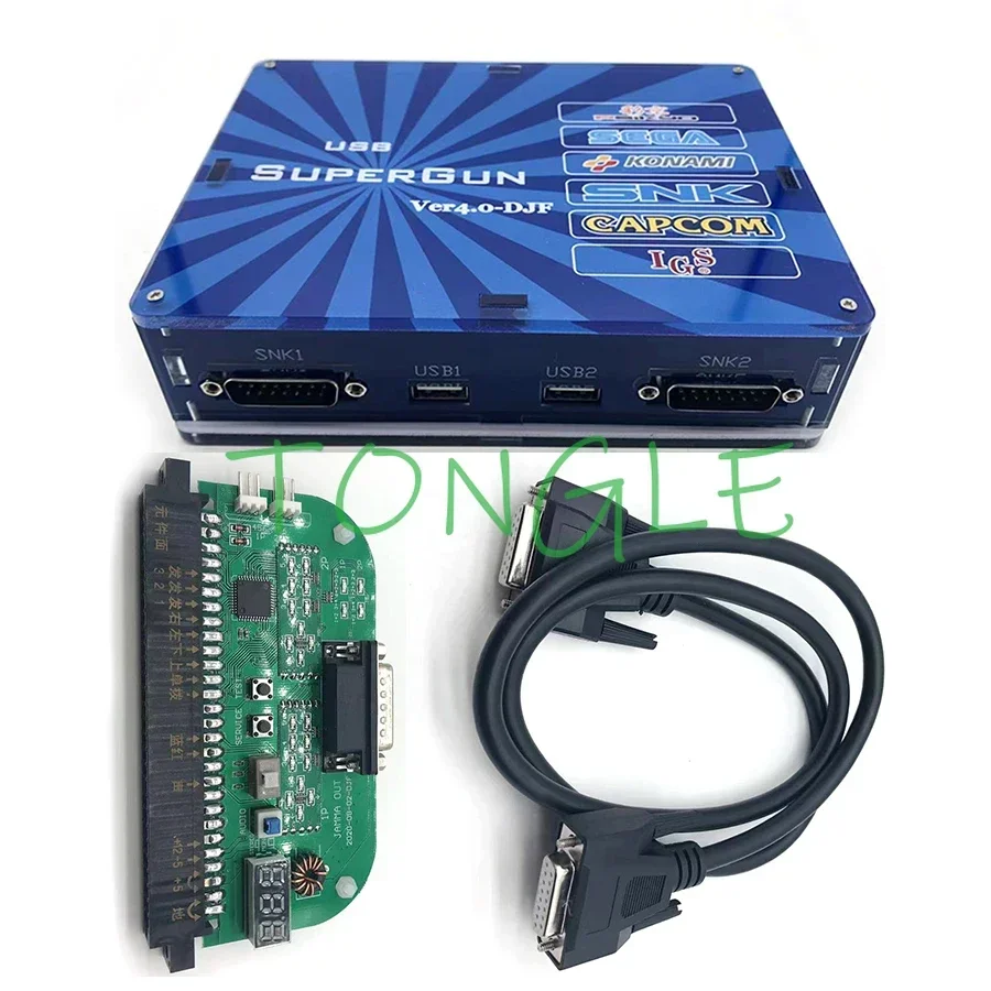 JAMMA-USB Joypad and SNK DB15, USB Series SperGun, CBOX Ver4.0 for Arcade Base Board, SNK and IGS Deck, New