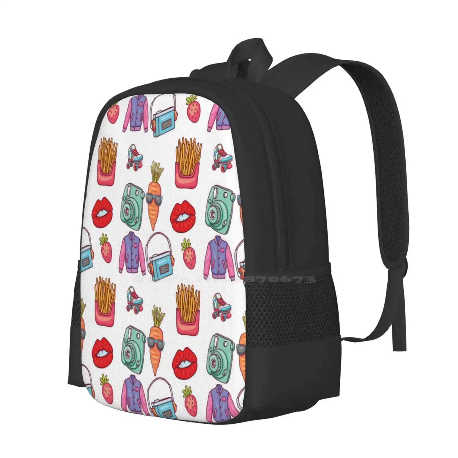 Mix Sticker Pack Hot Sale Schoolbag Backpack Fashion Bags Mis Pack Cute Hand Draw Pack Nurse Pack Barber Pack Gnome Pack Fruit