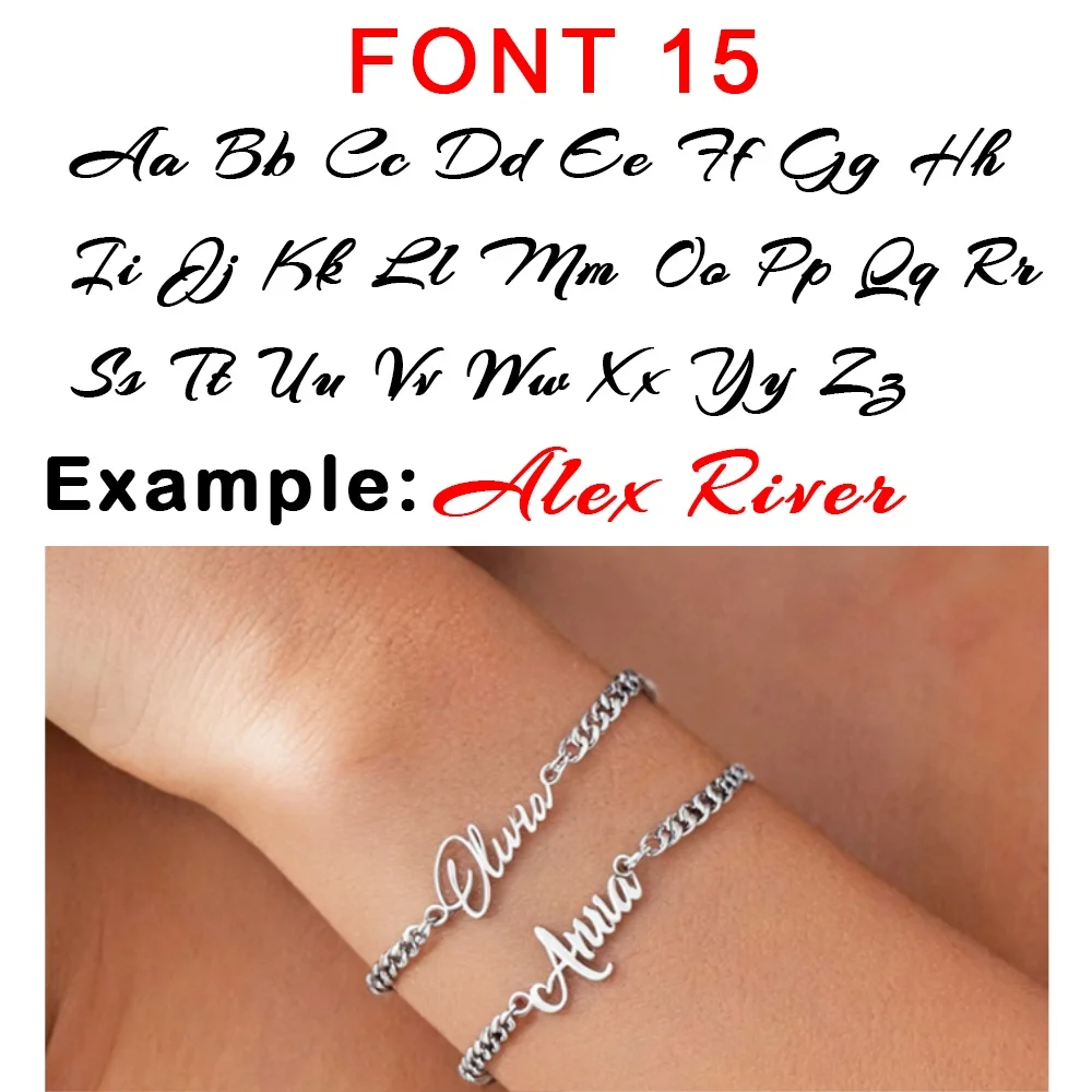 Women's Custom Nameplate Bangle Bracelet, Stainless Steel