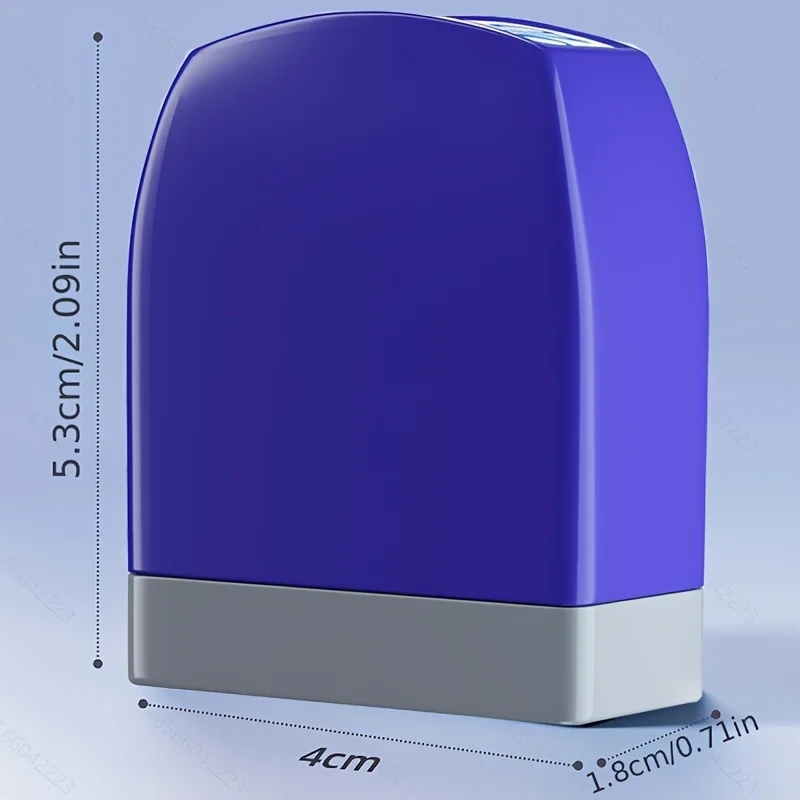 Self‑Inking Checked Stamp, Office Confirmation Rubber Stamp for Document Marking