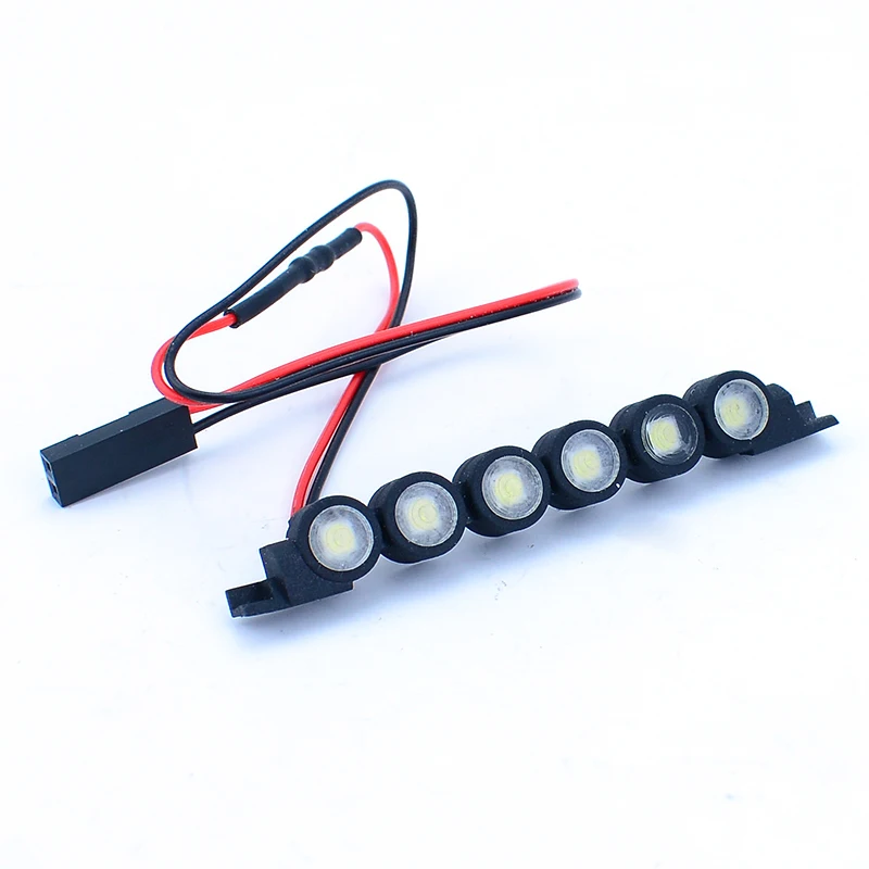 TRX4M The Roof LED Round Light Simulation 5V Lamp Accessories for 1/18 RC Crawler Car Traxxas TRX4-M Bronco Upgrade Parts