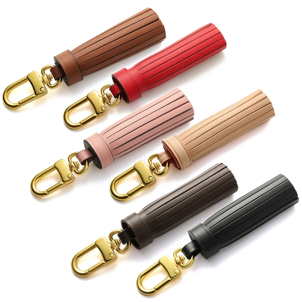

Bag Pendant Genuine Leather Tassel Pendant High-end Women's Bag Accessories Key Pendant First Layer Cowhide Accessories