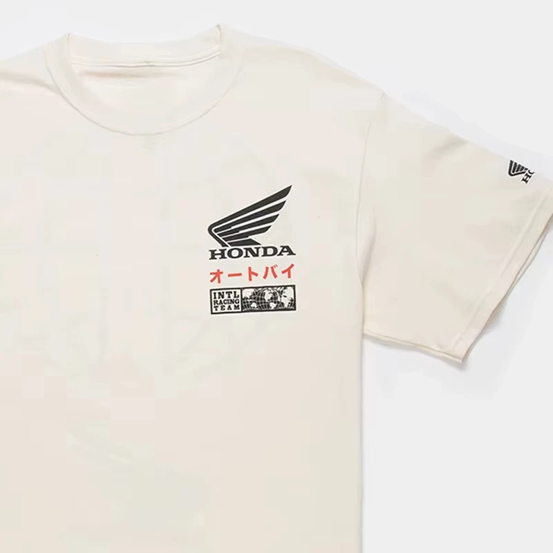 

Honda 2026 New Hot Summer Fashion 1980s Honda Simple Retro Logo Printed T-shirt Men's Women's Same Casual Comfortable Breathable