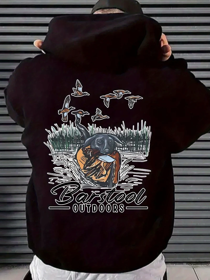

2025 Autumn and Winter Mens Retro Bristol Hoodie Cozy Fall Winter Casual Wear Loose High-end Luxury Is for Both Men and Women