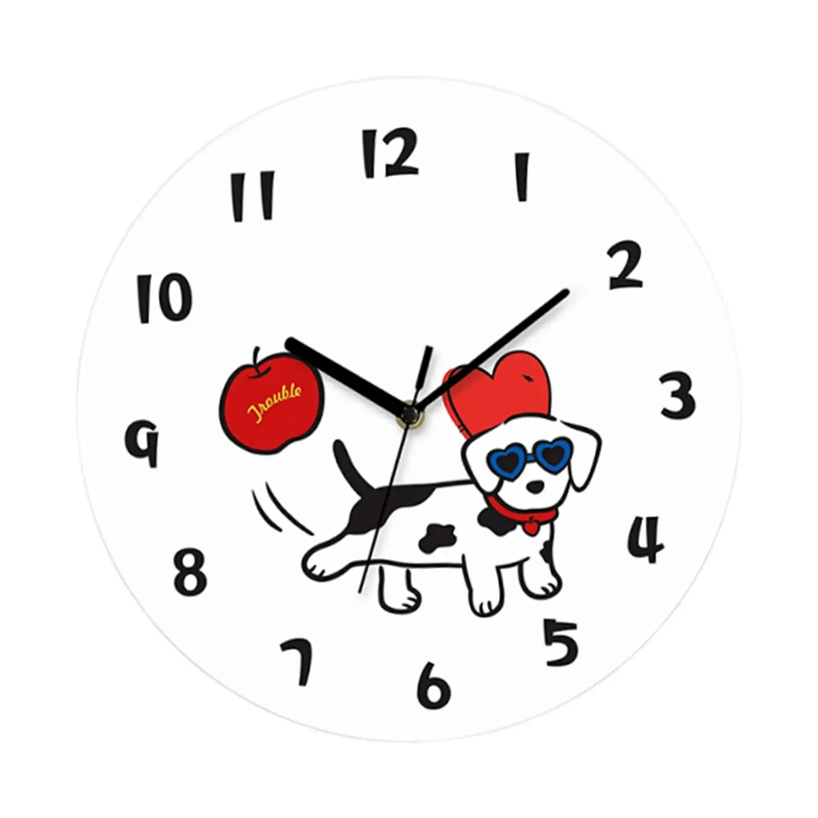 

Creative Wall Clock Acrylic Silent Mechanism Modern Round Decorative Clock for Home Kitchen Office