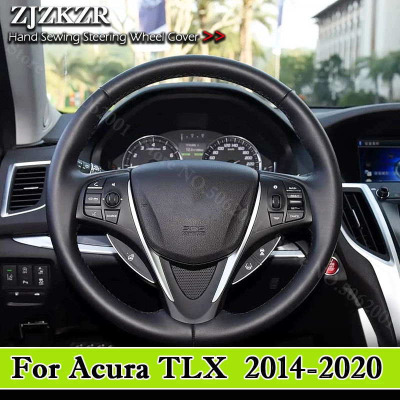 

For Acura TLX 2014-2017 2018 2019 2020 Hand Stitched Anti-Slip Microfiber Leather Custom Fit Car Lnterior Auto Decor Accessories