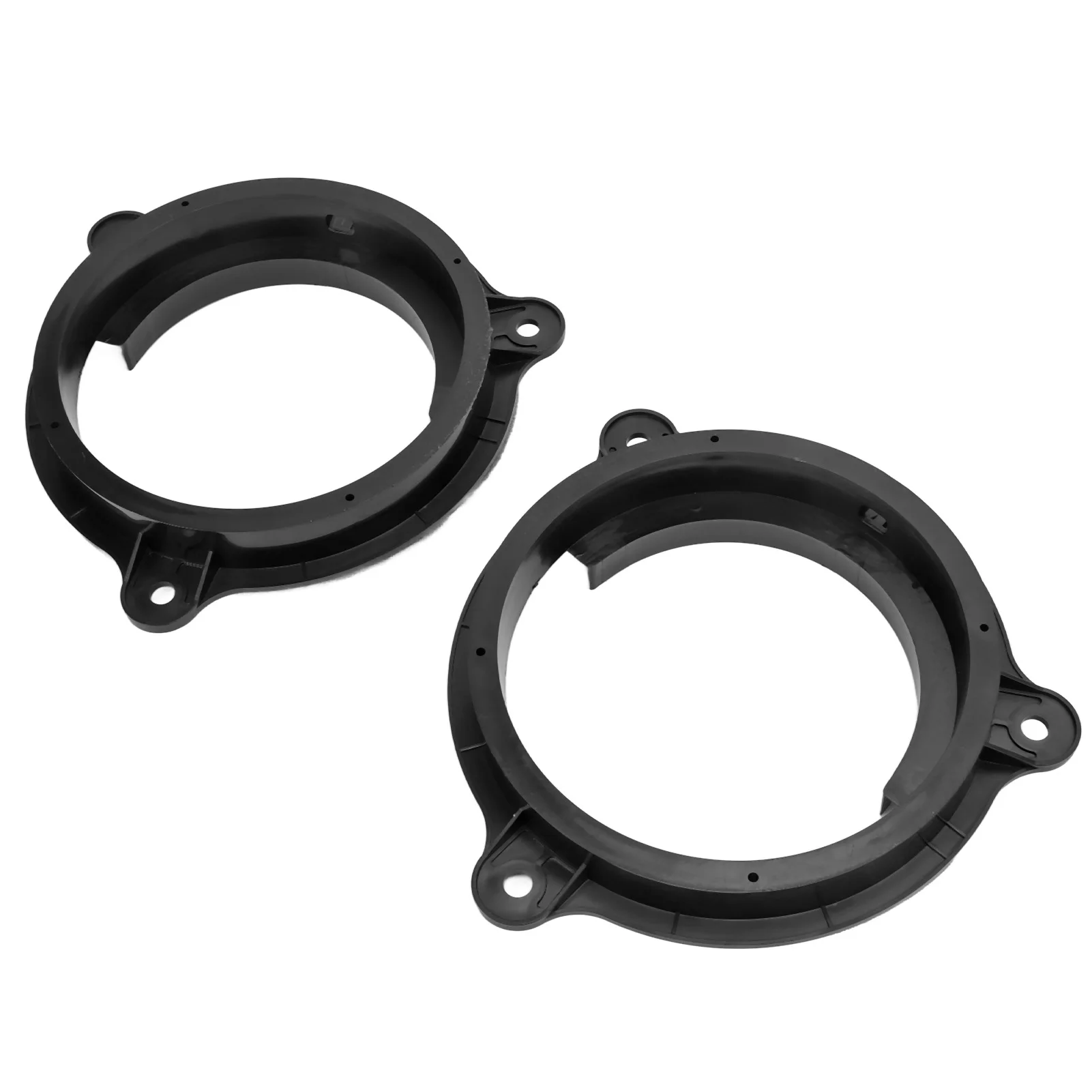 2pcs 6.5in Speaker Adapters Door Speaker Adapter Spacer Rings High Accuracy High Strength Easy Installation for Car
