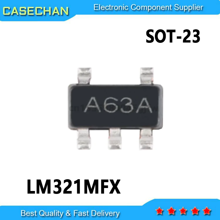 20PCS LM321 LM321MFX  SOT-23  Low Power Single Op Amp General Description