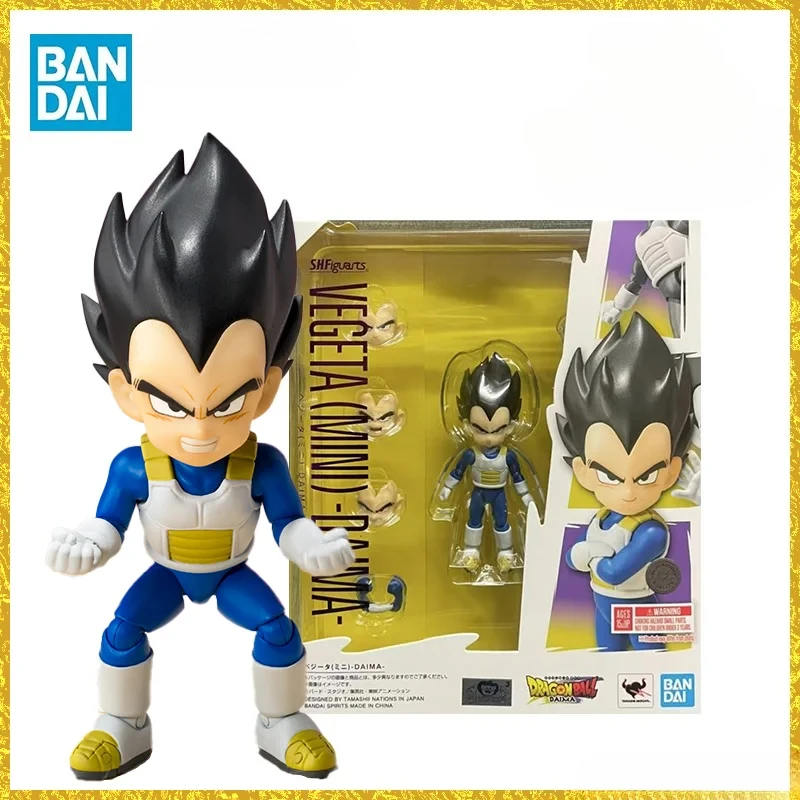 

In Stock Original BANDAI S.H.Figuarts Vegeta MINI DAIMA Dragon Ball Anime Action Collection Figures Model Toys Gifts