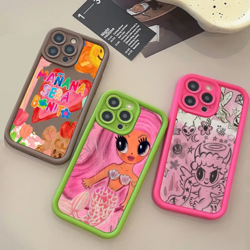 Phone Case For G Bonito Iphone 15 14 12 Karol Sera 11 13 PRO MAX Plus Shockproof Back Manana Cover