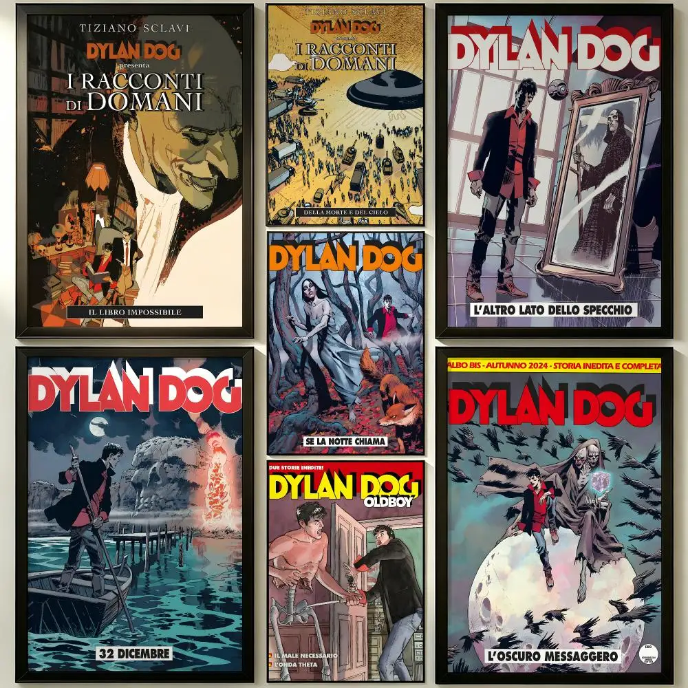anime Dylan Dog Poster HD Poster Sophisticated Modern Aesthetic Wall Art For Living Room Bedroom Office Cafe Decor