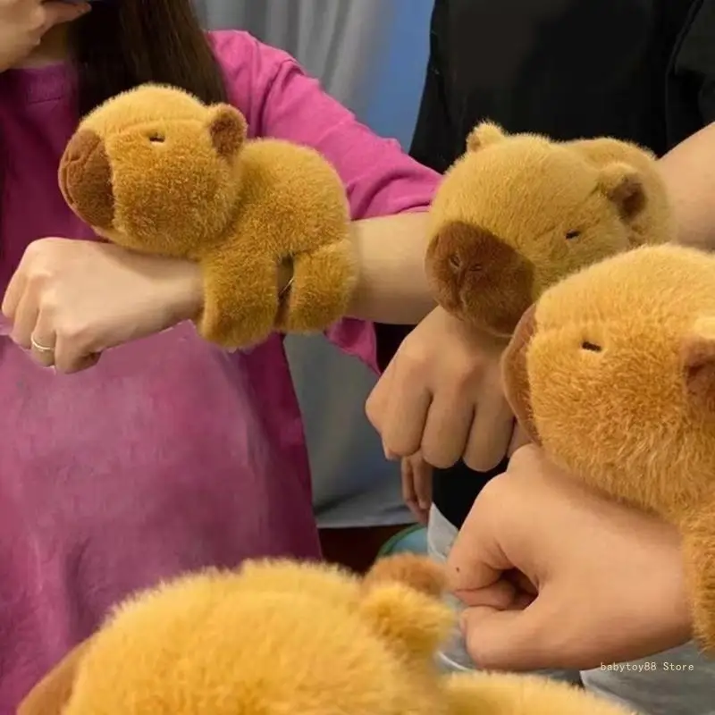 Y4UD Capibara Peluche Clap Circle Simulazione Capibara Anime Giocattolo Simpatici Animali Peluche