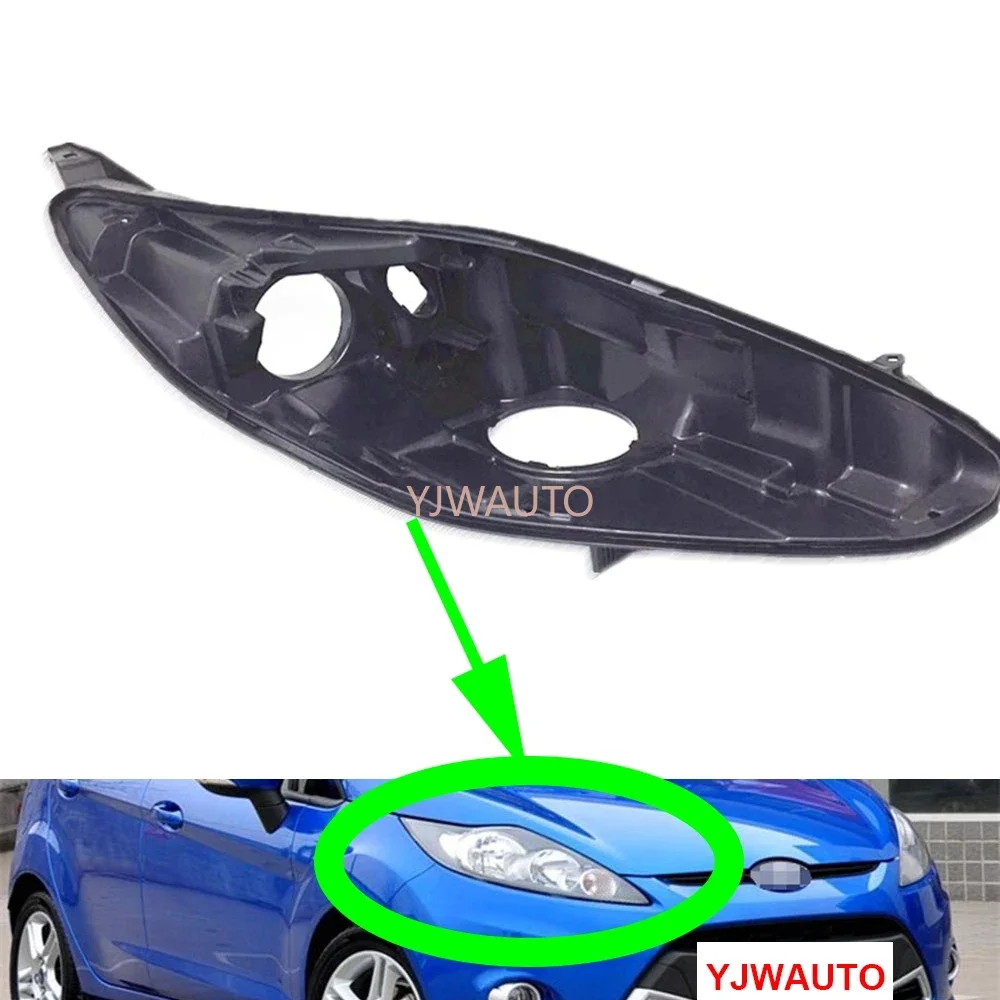 Für Ford Fiesta 2009 2010 2011 2012, Scheinwerfer Haus Auto Scheinwerfer Basis Hinten Basis Ersatz Auto Vorne Lampe Halter Zurück unterstützung