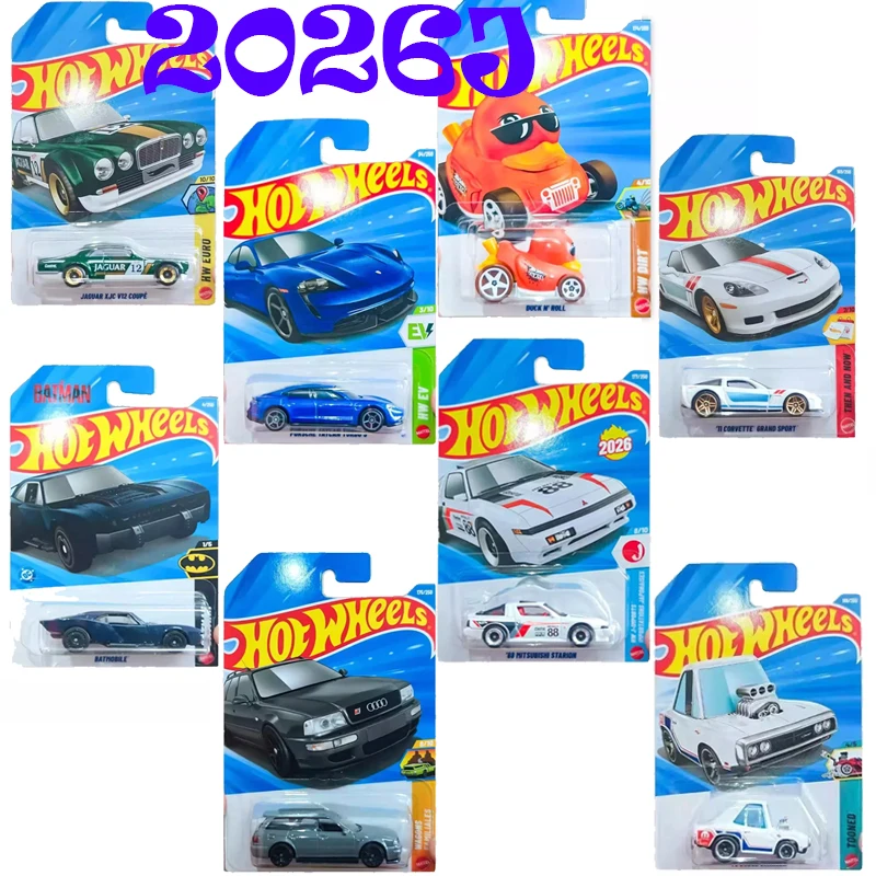 

Hot Wheels 2026J Metal Models Car Vehicle 1/64 Audi Batmobile Porsche Duck Roll Shelby Subaru Buick Toyota Diecast Voiture Toys