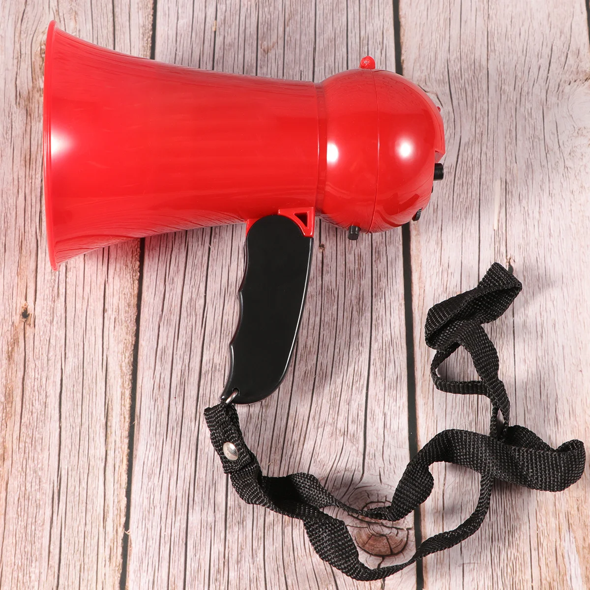 Amplificateur de son léger rouge mégaphone de Police pour enfants, jeu de rôle, utilisation d'urgence, poignée pliable, interactif éducatif