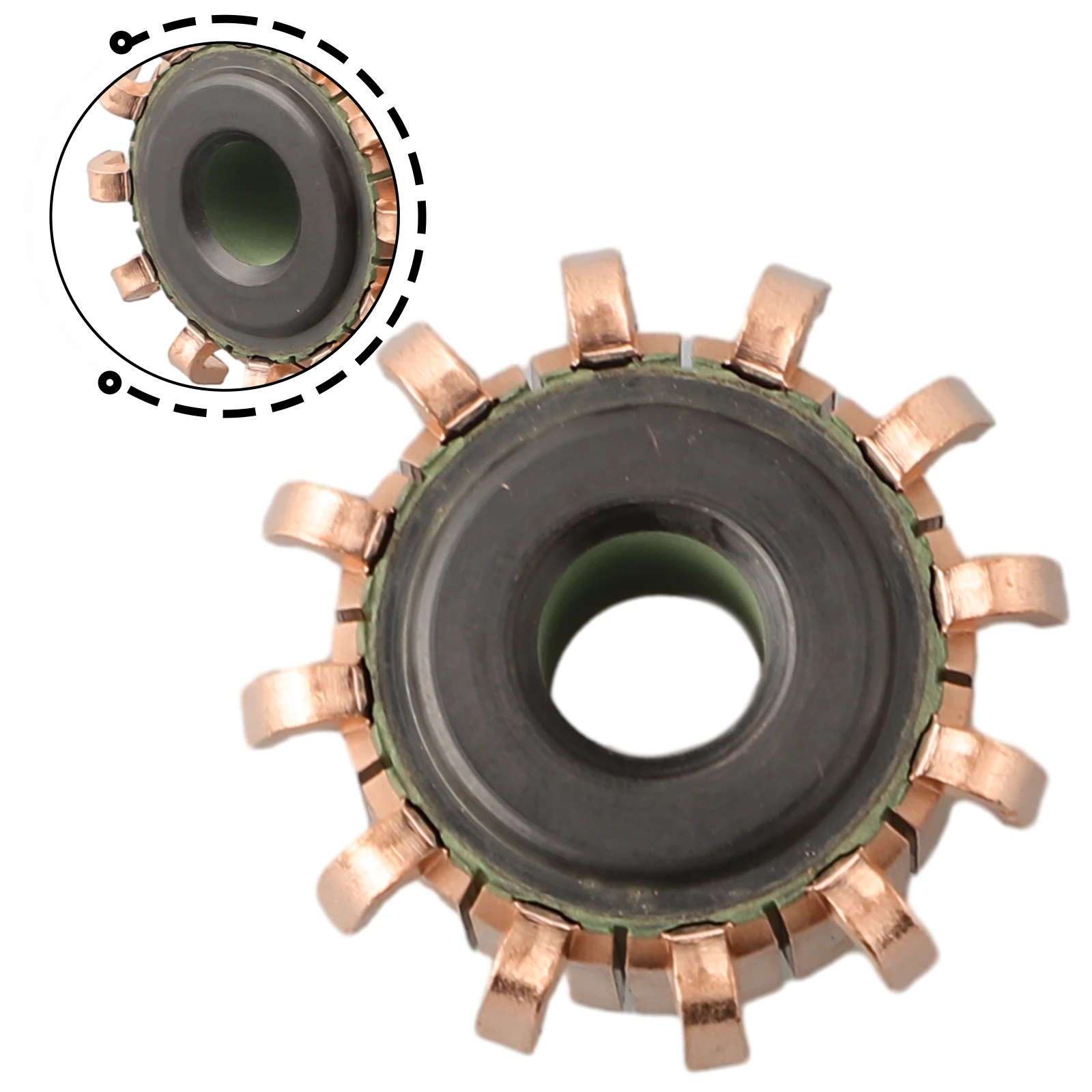 Achieve Superior Motor Quality With This 12P Teeth Copper Hook Type Electrical Motor Commutator Perfect For DIY Projects