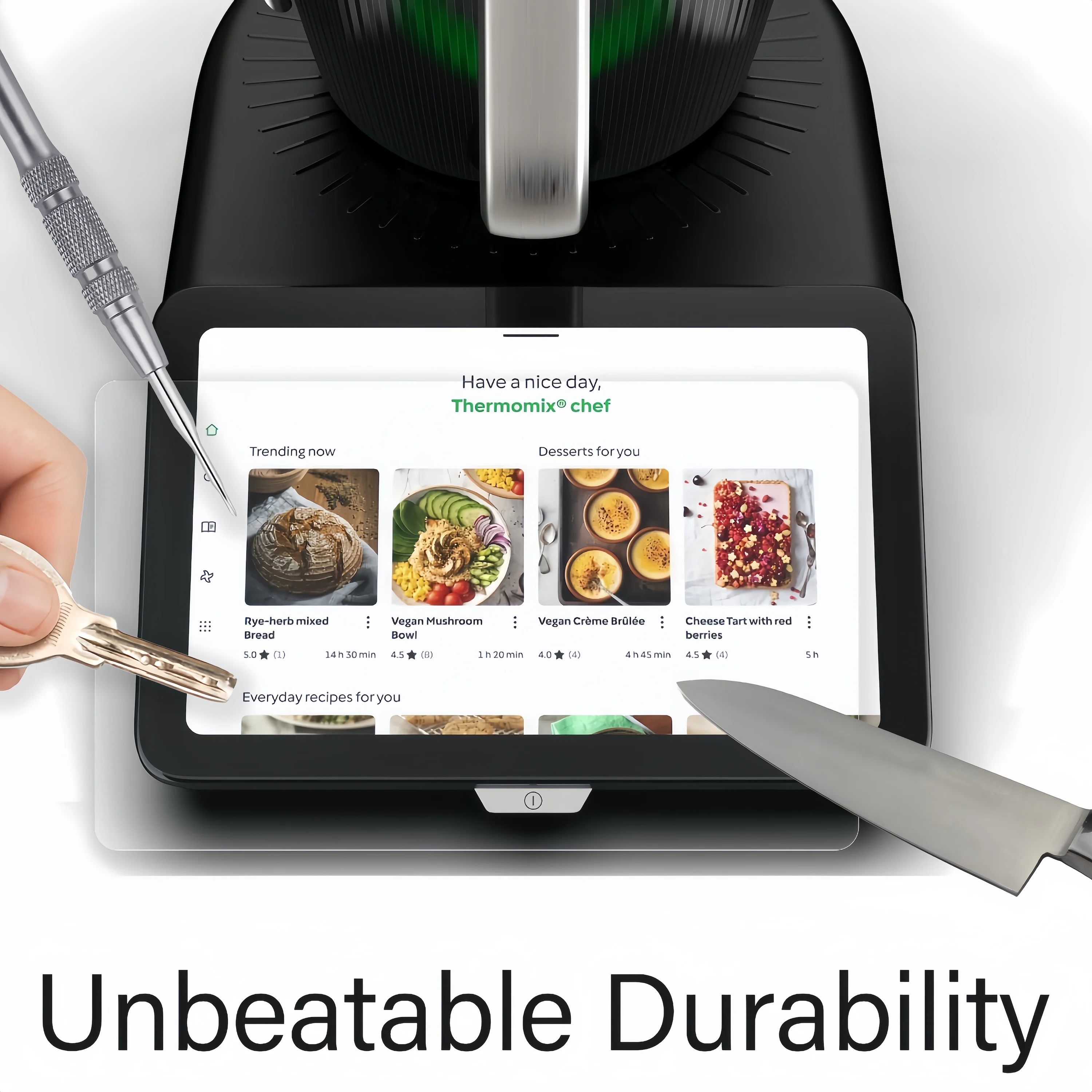 2PCS Compatible with Thermomix TM7/TM6 Screen Protector High-Alumina Tempered Glass Blender Kitchen Accessories Protective Film image 6
