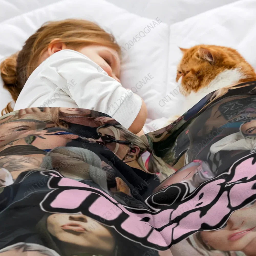 Young Miko Flannel Multifunction Warm Lid Blanket