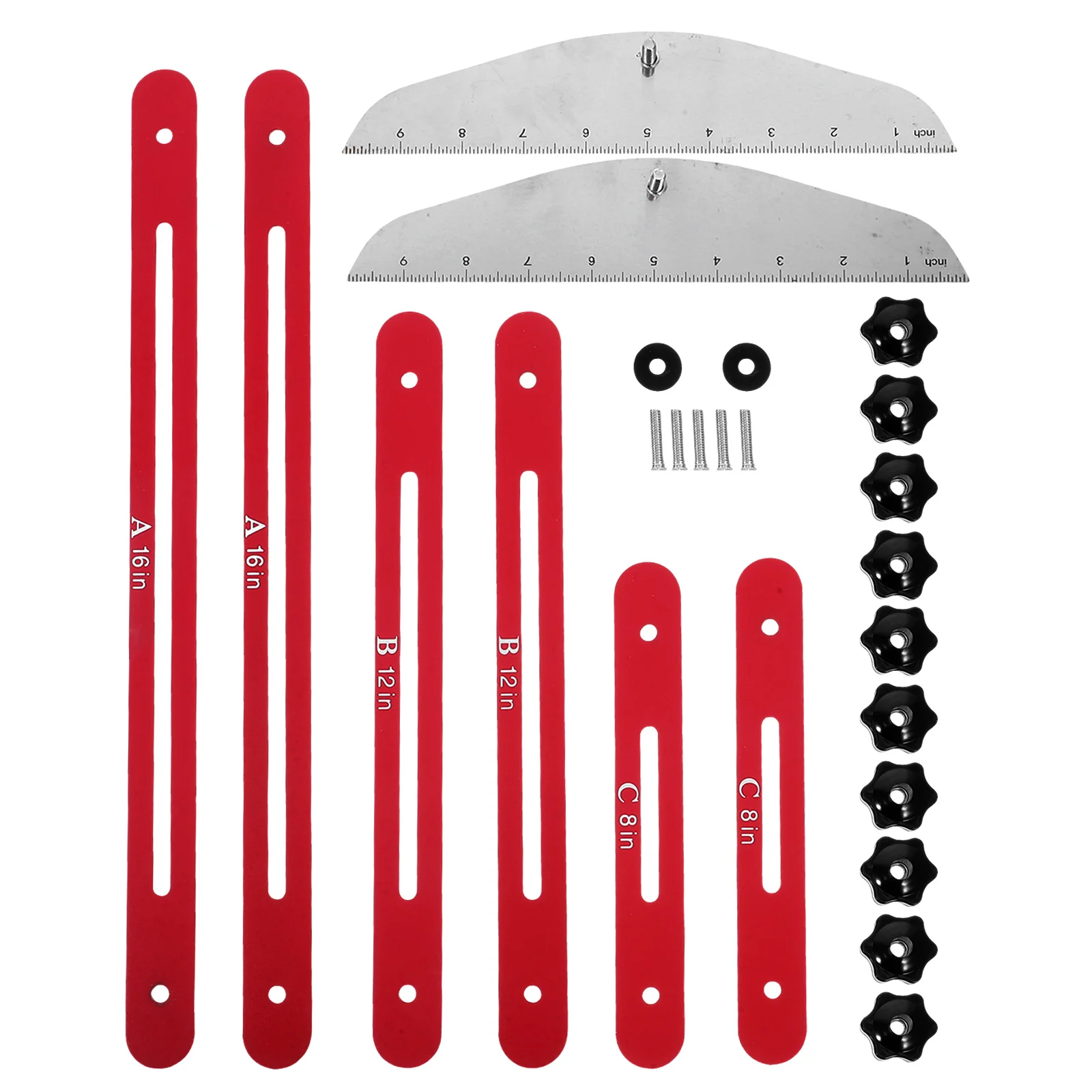 

Stair Folding Ruler Treads Tools for Stairs Template Metal Gauge Measuring Measure