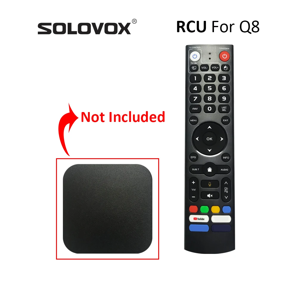 بجهاز تحكم عن بعد ، قابل للتطبيق على q8 cherrytv ، RCU رسمي