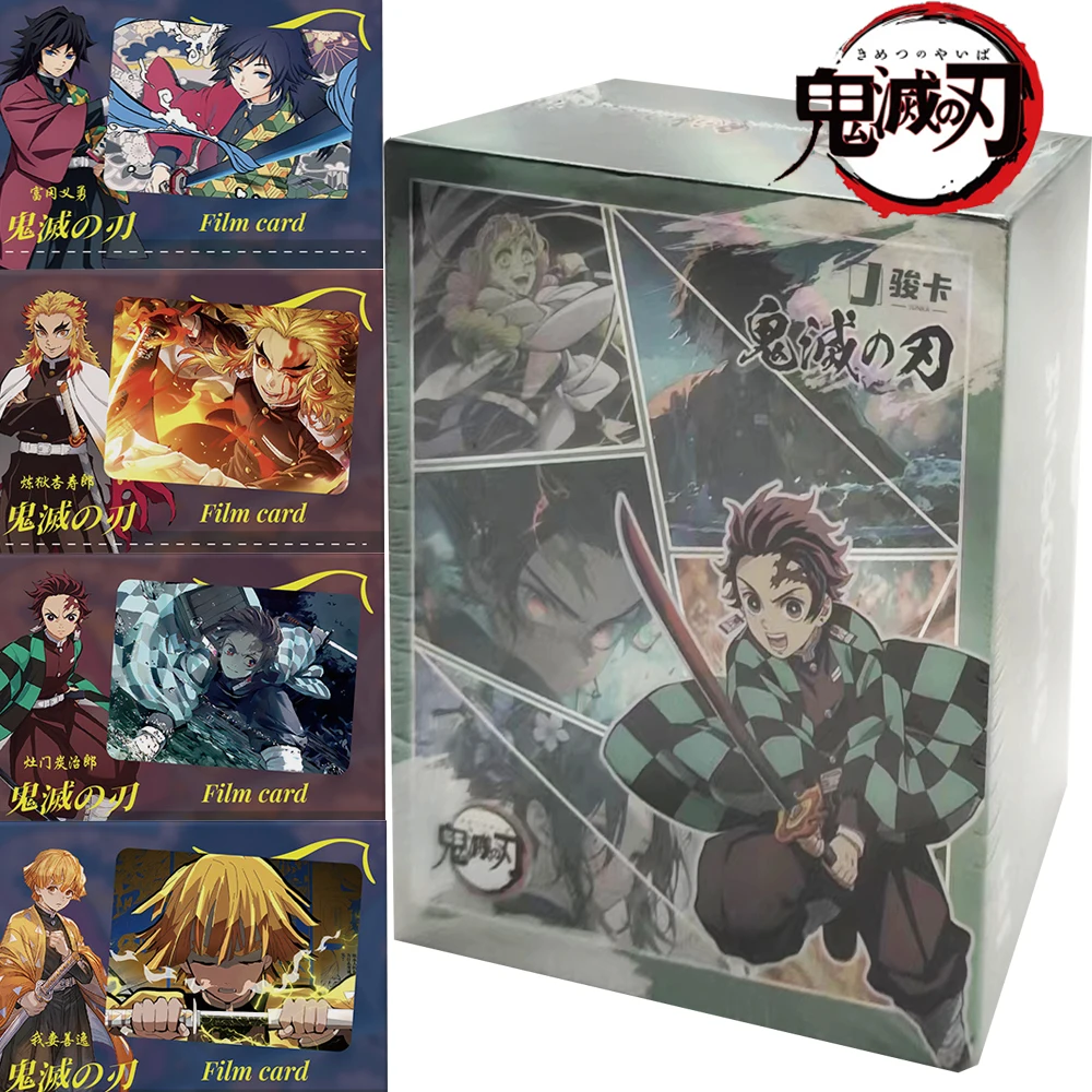 

Demon Slayer Cards Periphery Collections Kamado Tanjirou Nezuko Anime Character Family Love Friendship CP Cards Children Gifts