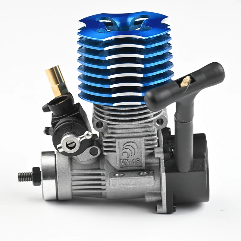 18(2.74cc) Side Exhaust Engine With SG Shaft/Pull Starter/Glow Plug/Slide Carb For 1/10 Nitro RC Car # P0014