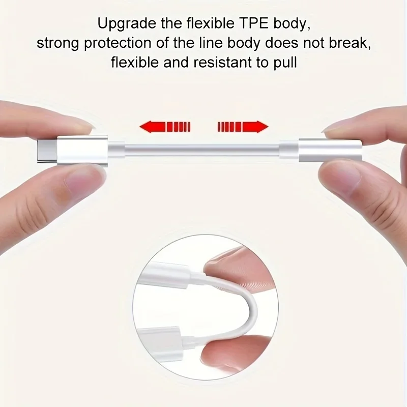 USB نوع C إلى 3.5 جاك سماعة محول USB-C 3 5 مللي متر محول كابل الصوت آيفون 15 15 برو ماكس سامسونج غالاكسي هواوي شاومي #3