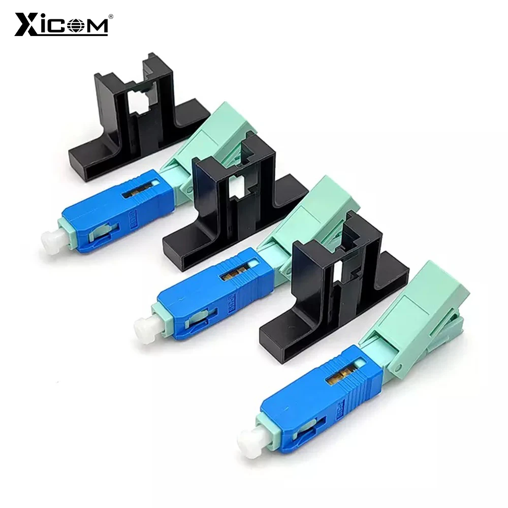 FTTH Tool Cold Connector Tool SC UPC/SC APC 53MM Single-Mode Optical Connector Single-Mode SC Quick Connector Optical Adapter