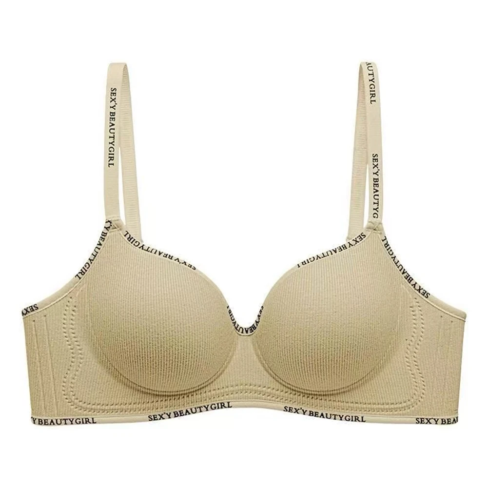 Reggiseno leggero senza cuciture da donna con spalline regolabili Design wireless per petto piccolo e stile di vita attivo