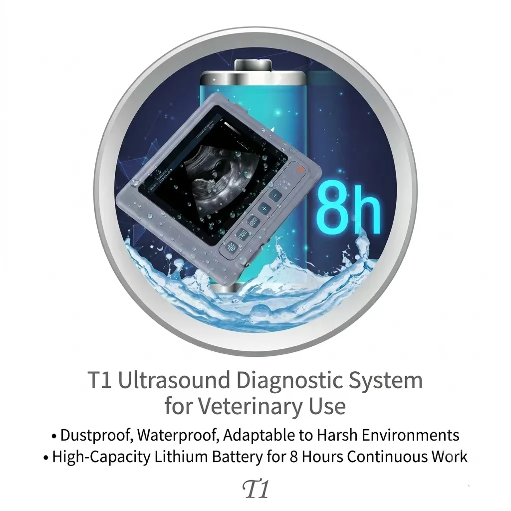 Veterinary medical supplies, portable ultrasonic diagnostic system, suitable for livestock, dogs, cats, obstetric testing