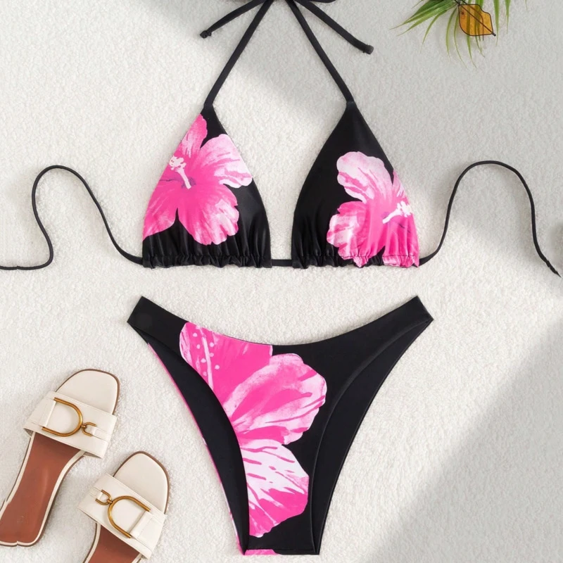 

Sexy Bikinis Floral Women's Swimwear Female Swimsuit For Swimming Wear Bathing Suits Brazilian Bikini Set Beachwear Pool Bather