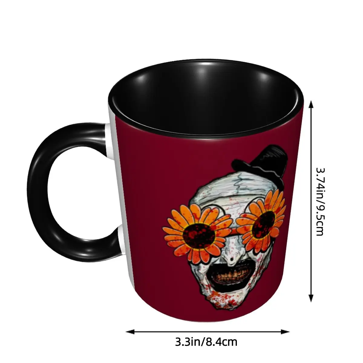 Terrifier Mug Custom Ceramic Coffee Mug Cup Creative Present