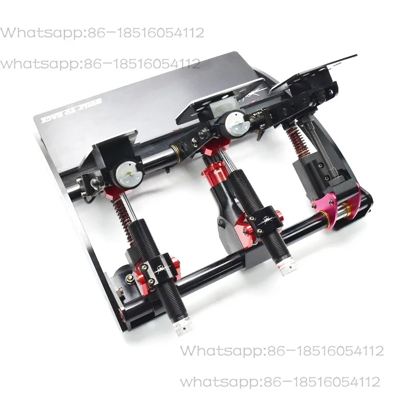 I33T racing simulation adjustable hydraulic rod pedal buffer