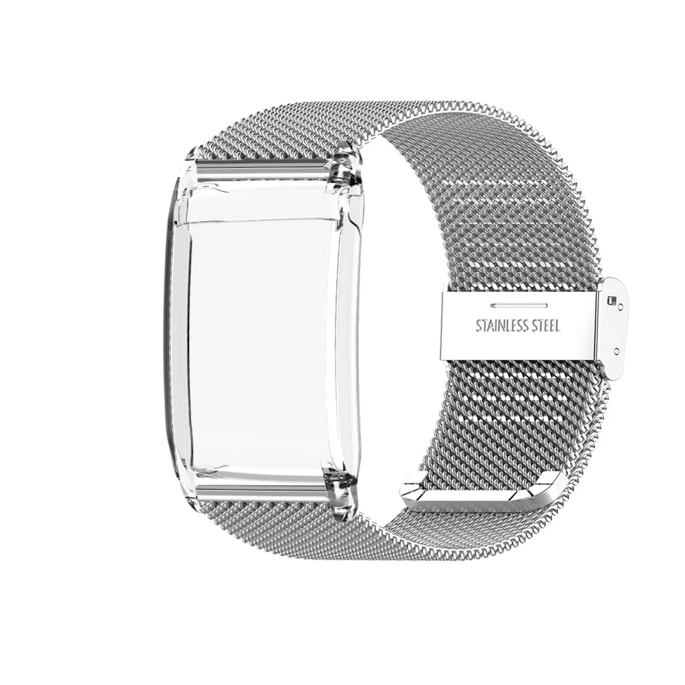 Stainless steel Milan strap+PC case with Whoop 4.0 WHOOP5 nylon buckle Band breathable Bracelet watchbandd
