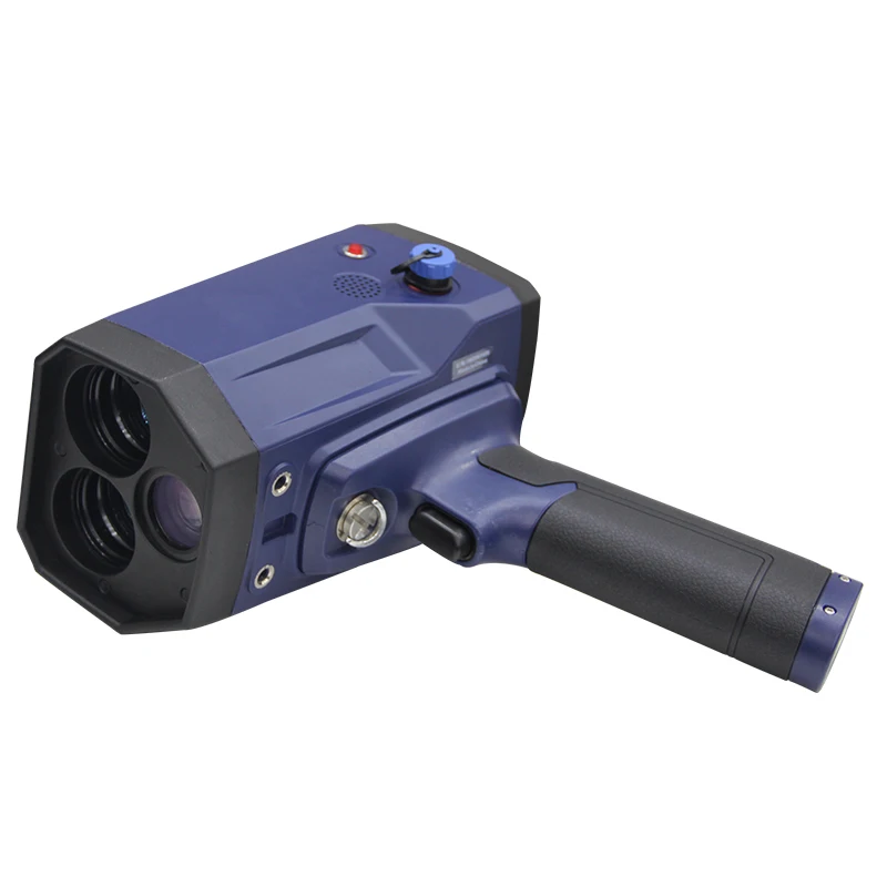 Hand-held traffic camera laser speed camera with print